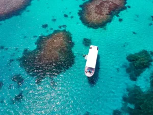 【小浜島/約1時間】一度は行きたい『幻の島（浜島）』上陸＆散策クルージングツアー☆水に濡れず快適！幼児からご高齢の方も安心して参加OK♪