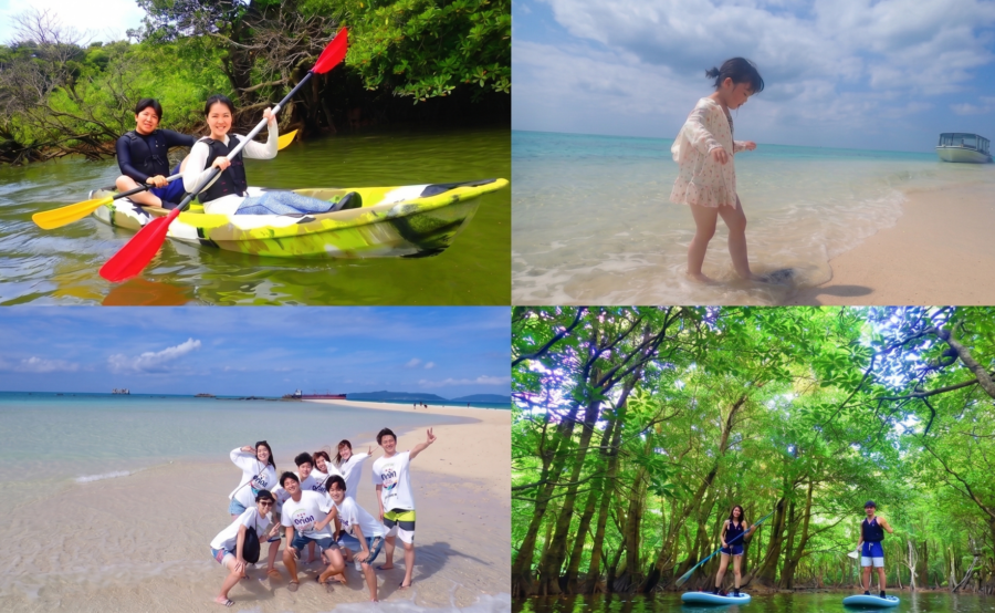 マングローブSUP/カヤックと幻の島上陸