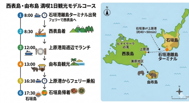 離島観光モデルコース